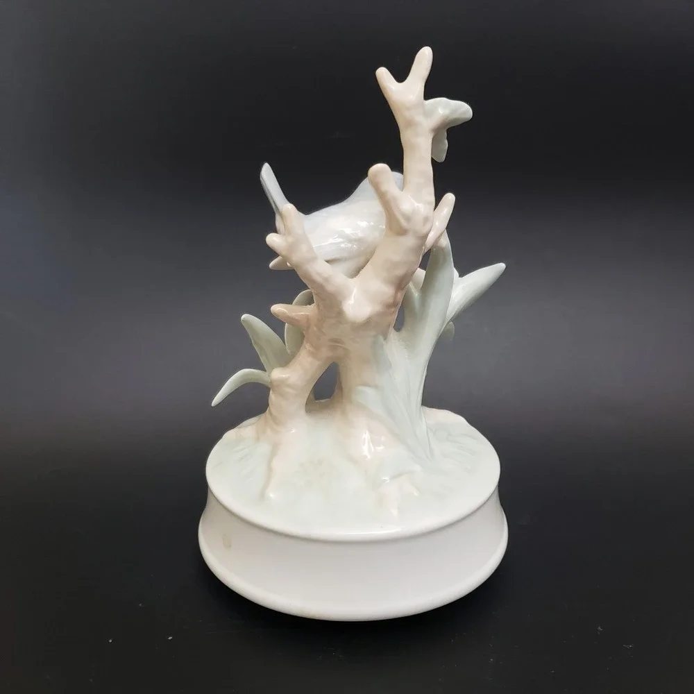 Vtg Otagiri Japan Bird‎ On Branch Music Box 